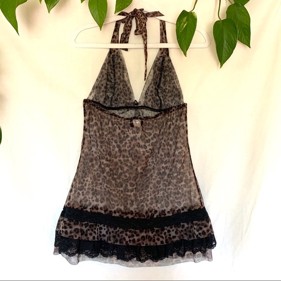 SOLD 🛑 Frederick’s | Leopard Print Lace Lingerie - Picture 4 of 7